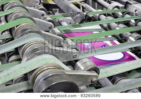 magazine binding process after offset print
