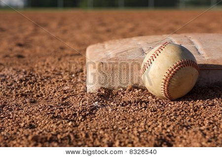 Baseball nära basen