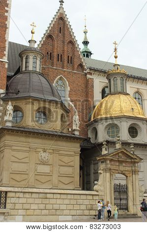 Wawel Castle On August 20, 2014 in Krakow, Poland