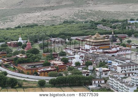 View Of The Buddhist Monastery Samye