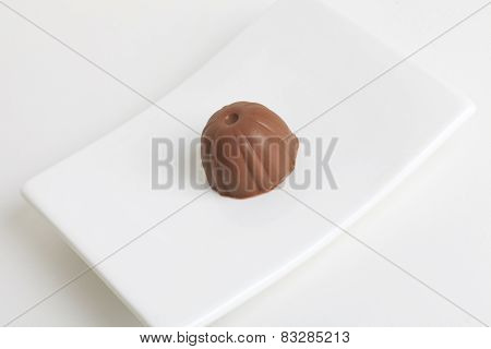 A beautiful chocolate like tasty on plate