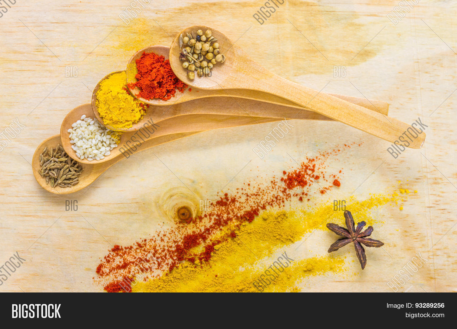 Spices Mix Design Image & Photo (Free Trial) Bigstock