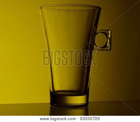 a glass