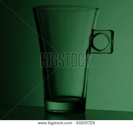a glass