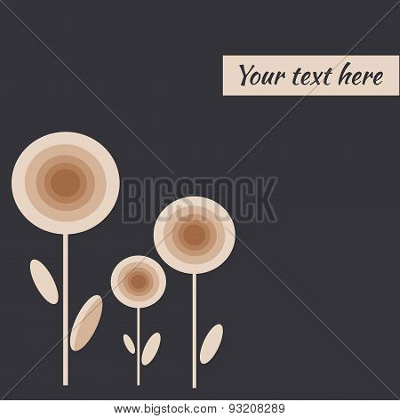 Floral background.