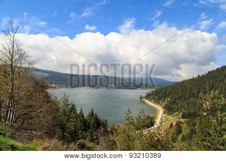 Mountain With Lake View
