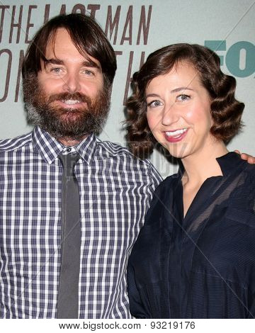 LOS ANGELES - JUN 10:  Will Forte, Kristen Schaal at the FOX's 