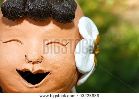 Child Smile Statue