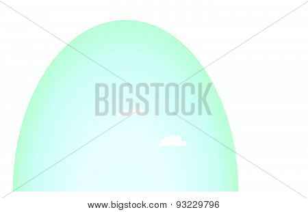 Dersert Lansdcape Vector Art Illustration Bakcground Of Dunes