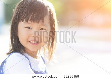 Happy Cute Little Girl