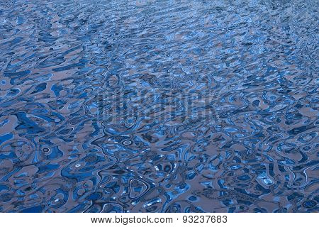 Water surface with reflection