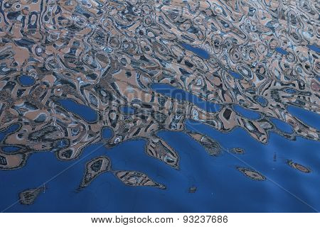 Water surface with reflection