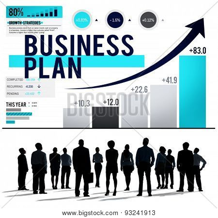 Business Plan Planning Growth Success Analysis Concept