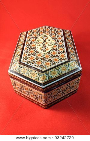 Khaatam, Khatam kari, Handicraft made in Esfahan Naqshe Jahan Square, Iran