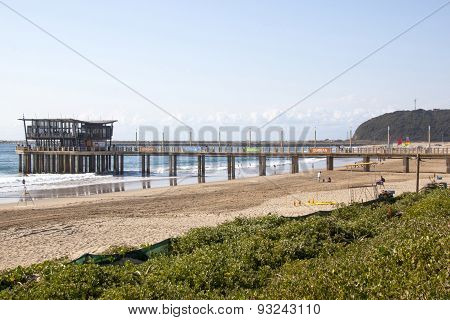 Restaurant At End Of Vetches Pier, Durban South Africa