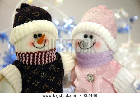 クリスマス雪だるま