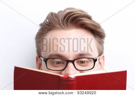 Smart guy involved in reading
