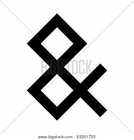Ampersand vector icon