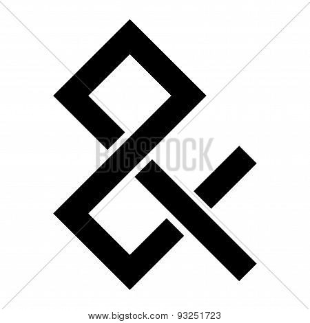Ampersand vector icon
