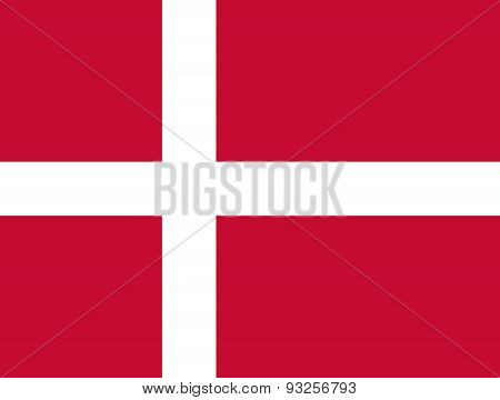 Flag Of Denmark Horizontal