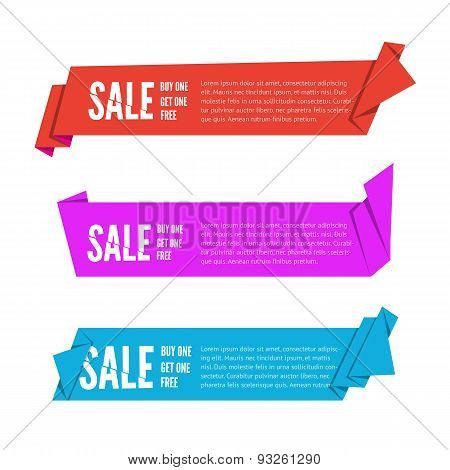 Origami speech bubble