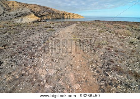 Volcanic Rock Basaltic Formation in Gran Canaria