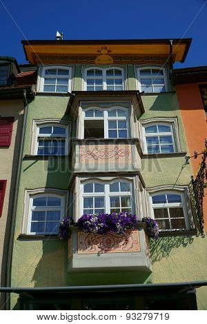 Architectural Detail Of An Old House In Rottweil