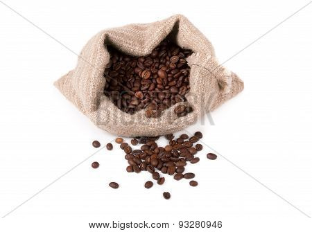 Coffee Whith A Linen Bag