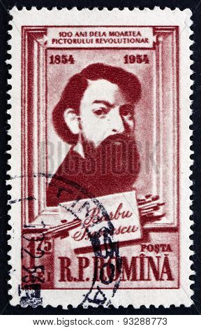 Postage Stamp Romania 1954 Barbu Iscovescu, Painter