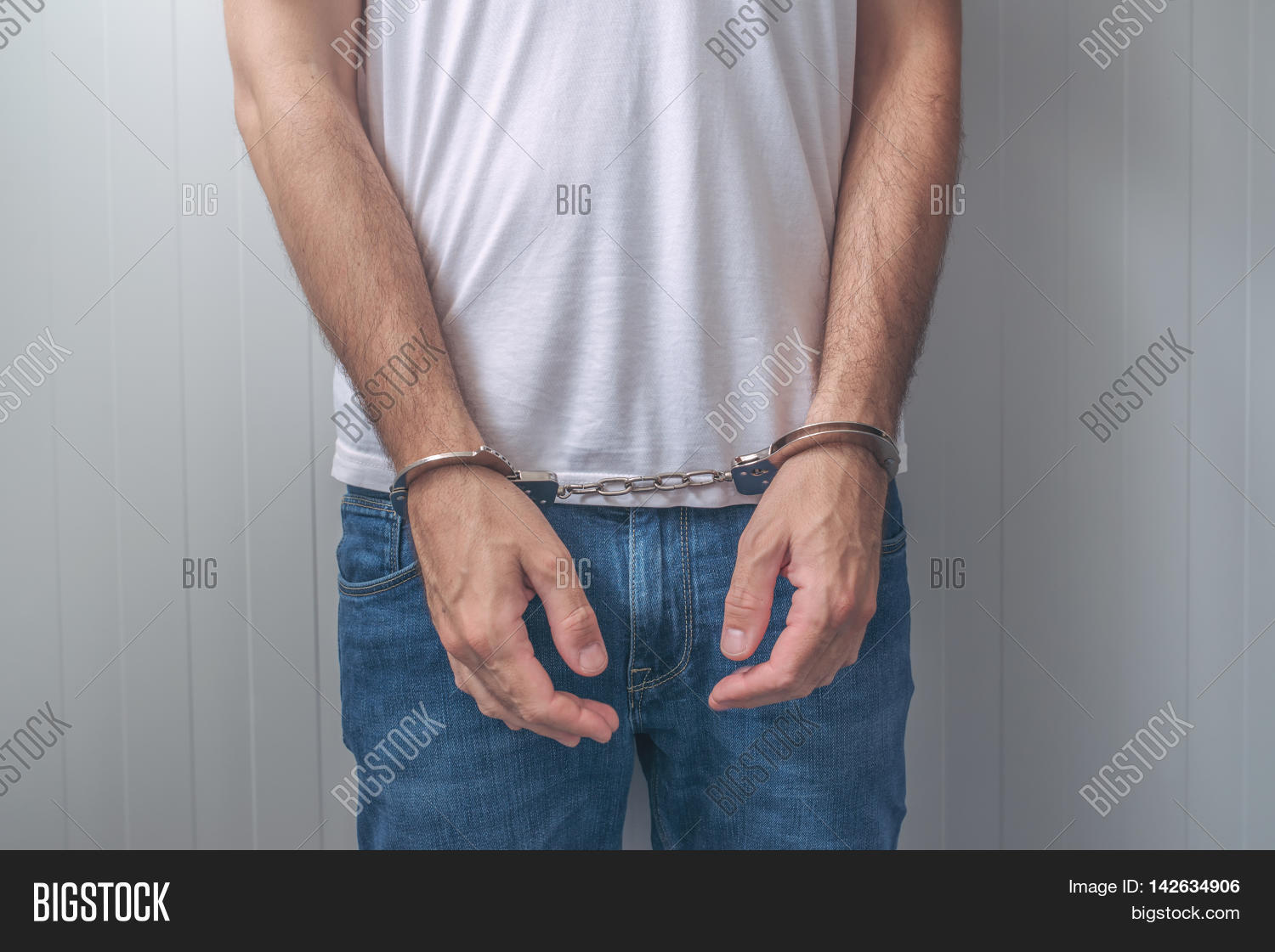 Arrested Man Cuffed Image & Photo (Free Trial) Bigstock