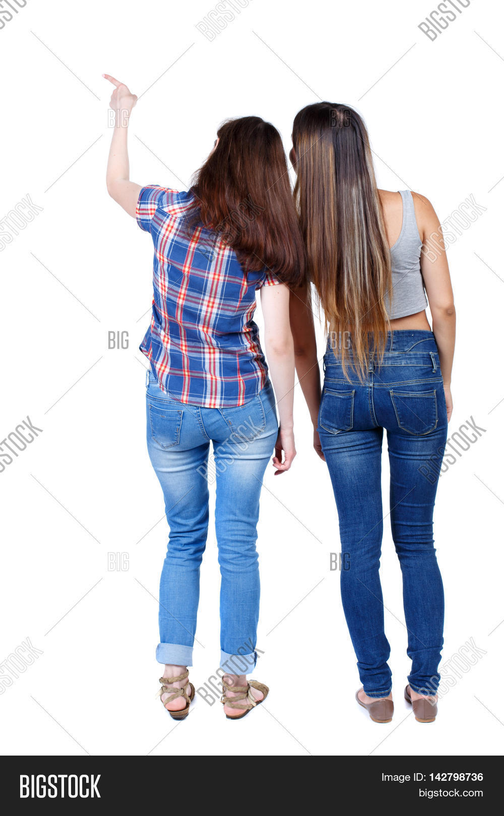 Back View Two 图片和照片（免费试用） | Bigstock