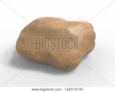 3D Render Of Rock Stone