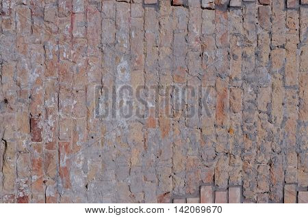 Rusty brick wall for use as a texture