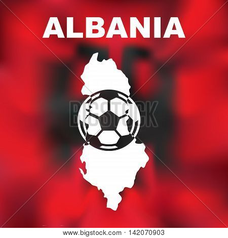 Albanian Abstract Map