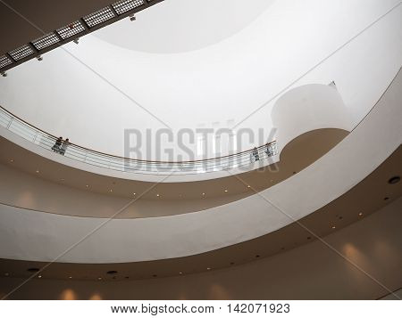 BANGKOK THAILAND - AUGUST 7 2016: Bangkok Art and Culture Centre. It is famous exhibition and contemporary arts in Bangkok.