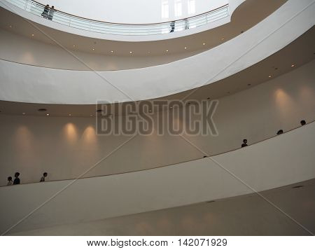BANGKOK THAILAND - AUGUST 7 2016: Bangkok Art and Culture Centre. It is famous exhibition and contemporary arts in Bangkok.