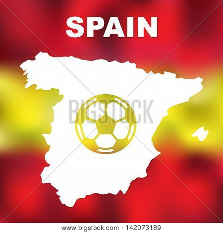 Spanish Abstract Map