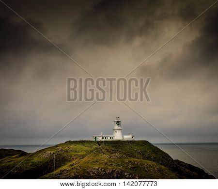 Strumble Head Lighthouse.
This lighthouse is situated on the North Pembrokeshre coast.