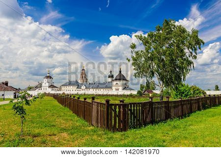Sviyazhsk island, Russia - June 12, 2016: The Church on the island of Sviyazhsk in the June 12, 2016, Sviyazhsk island, Tatarstan, Russia.