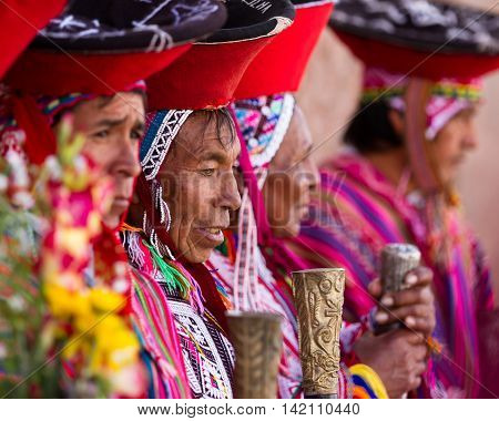 Quechua Elders In The Sacred Valley
