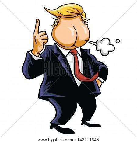 Such A Butthead Cartoon Vector Illustration Vector