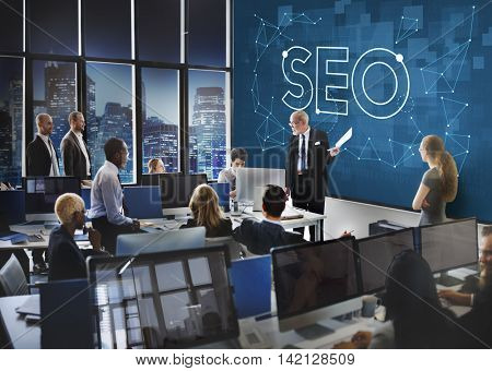 Search Internet Data SEO Browsing Concept