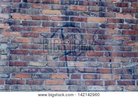 brick wall structure for use as a texture