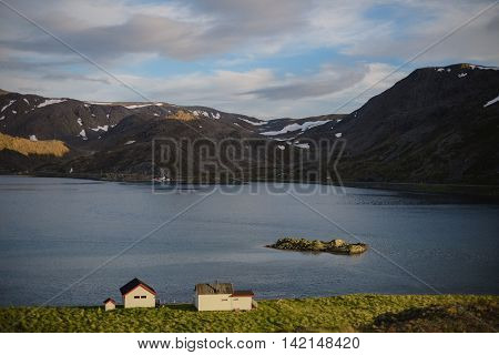 the nature of northern Norway Summer in the mountains