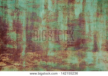 Structure painted rusty metal for use as a texture
