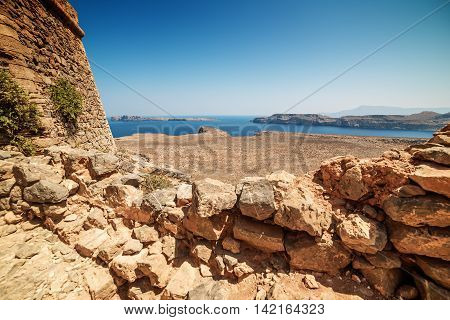 Crete, Greece: Venetian fort in famous Gramvousa island