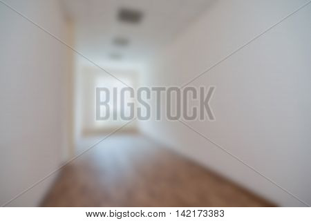 Common office building interior  theme creative abstract blur background with bokeh effect
