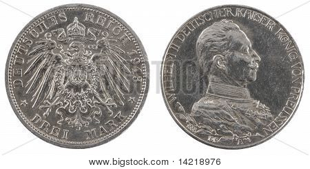 Drei deutsche Deutschemarks