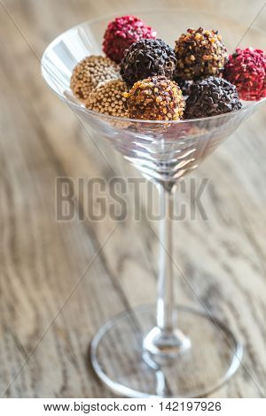 Colorful Belgian Truffles