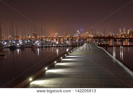 2016 August 5: Melbourne, St Kilda Pier In Winter - St Kilda Pier Is Home For A Colony Of Endangered